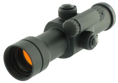 The Aimpoint 9000SC is hard anodized matte black to cut down reflection
